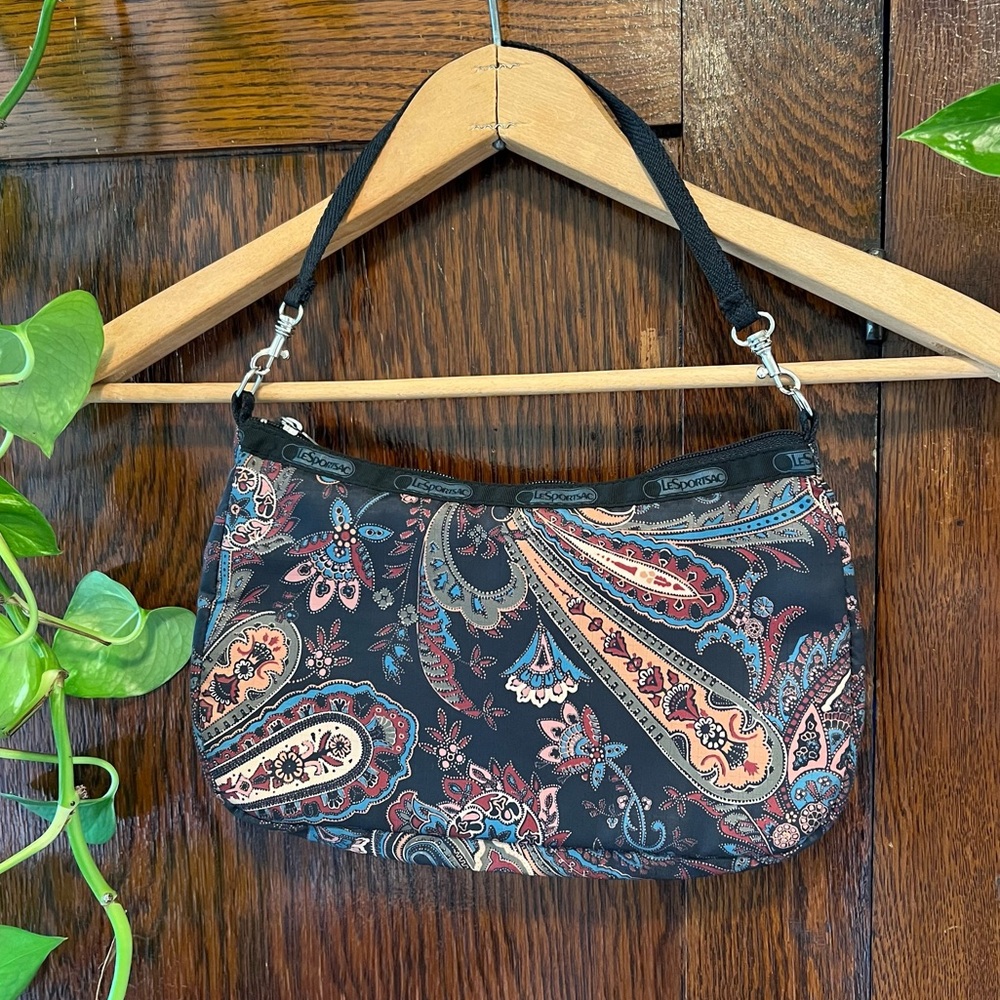Vintage y2k LeSportsac paisley print shoulder bag